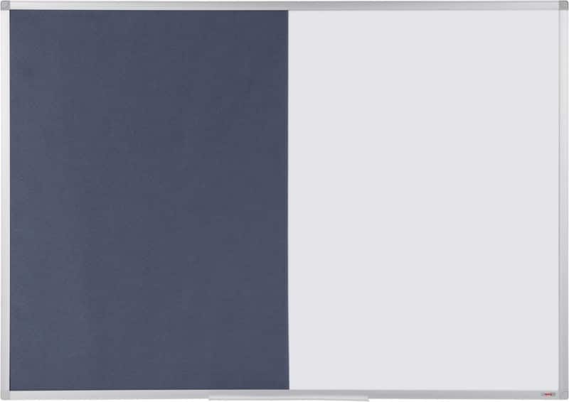 Viking combinatiebord voor wandmontage, 1200 x 900 mm blauw, wit