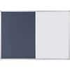 Office Depot Combinatiebord voor wandmontage, 1200 x 900 mm Blauw, wit