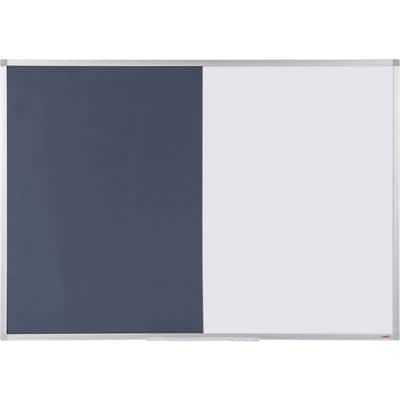 Viking combinatiebord voor wandmontage, 1200 x 900 mm blauw, wit