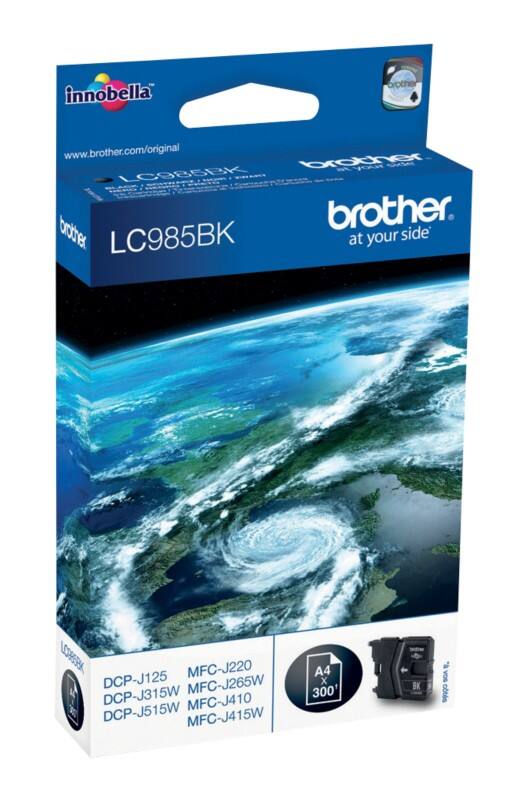 Brother LC985BK Origineel Inktcartridge Zwart