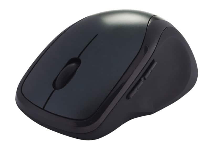 Viking Draadloze Ergonomische Muis AT-2509 Optisch USB-A Nano ontvanger Zwart