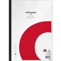 Office Depot A4 Notitieblok Wit Softcover Gelinieerd 5 Stuks à 200 Vellen