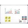 Office Depot Wandmontage Magnetisch Whiteboard Emaille 90 x 60 cm