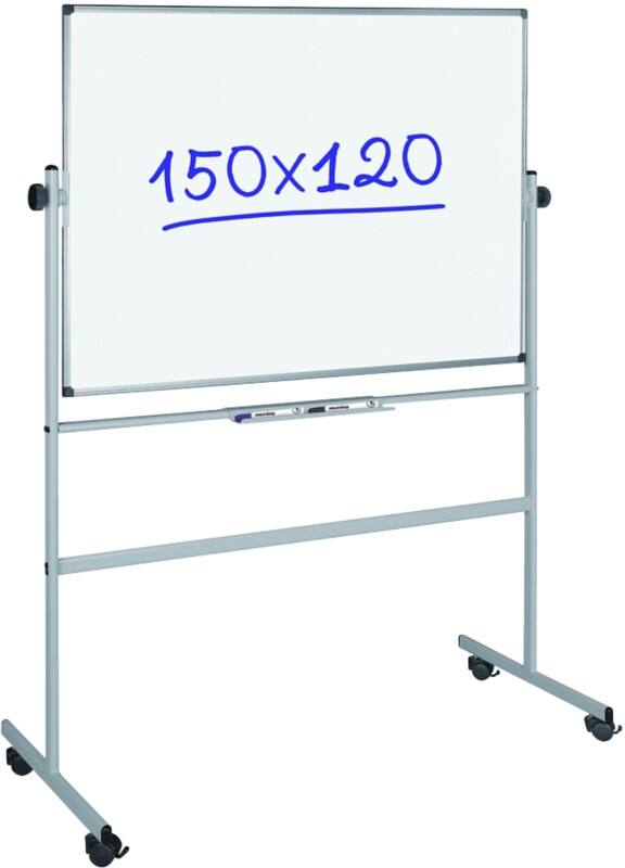 Viking Mobiel magnetisch Kantelbaar whiteboard Superior Geëmailleerd 150 x 120 cm