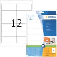 HERMA Multifunctionele etiketten 5056 Wit 97 x 42,3 mm 25 Vellen à 12 Etiketten