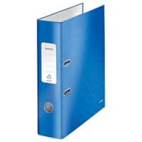 Leitz 180° WOW Breed Ordner A4 80 mm Blauw 2 Ringen 1005 Gelamineerd karton Staand