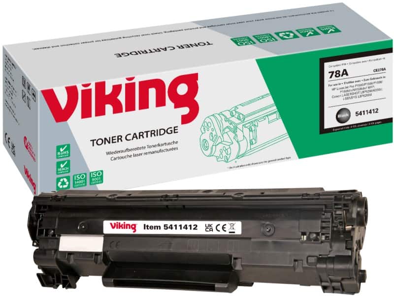 Viking 78A compatibele HP tonercartridge CE278A zwart