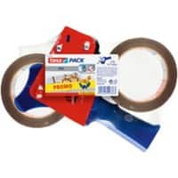 tesa Verpakkingstape-afroller tesapack PVC Blauw, rood 199 mm (B) x 66 m (L) PVC (Polyvinylchloride) 4120