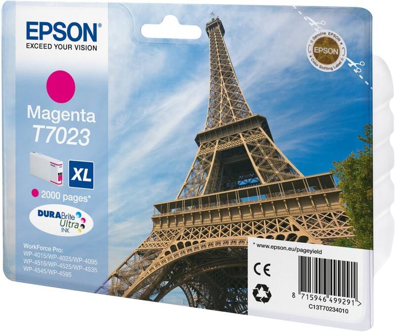 Epson T7023 Origineel Inktcartridge C13T70234010 Magenta