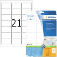 HERMA Multifunctionele etiketten 5029 Wit 63,5 x 38,1 mm 25 Vellen à 21 Etiketten