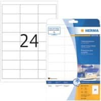 HERMA Etiketten 4389 Klevend A4 Wit 66 x 33,8 mm  25 Vellen à 24 Etiketten