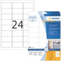 HERMA Speciale etiketten 9532 Wit 63,5 x 33,9 mm 10 Vellen à 24 Etiketten