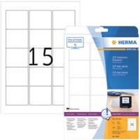 HERMA CD DVD Etiketten 5087 Wit Vierkant 375 Etiketten per pak