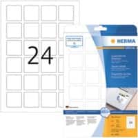 HERMA Etiketten 10108 Klevend A4 Wit 40 x 40 mm  25 Vellen à 24 Etiketten