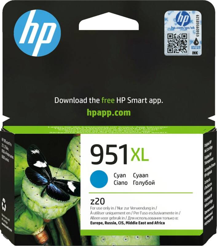 HP 951XL originele inktcartridge CN046AE cyaan
