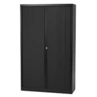 Bisley Roldeurkast Staal 4 Planken Afsluitbaar 1.000 x 430 x 1.980 mm Zwart
