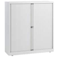 Bisley Roldeurkast Staal 1 Plank Afsluitbaar 1.200 x 430 x 1.030 mm Wit