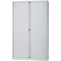 Bisley Roldeurkast Staal 4 Planken Afsluitbaar 1.200 x 430 x 1.980 mm Grijs