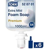 Tork Foam handzeep navulling - 520701 - Allergievriendelijke Universele zeep voor S4 Dispensersystemen - Premium kwaliteit Geurvrij 1 x 1000 ml
