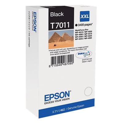 Epson T7011 Origineel Inktcartridge C13T70114010 Zwart