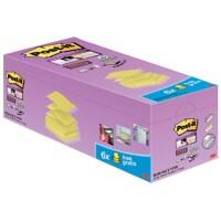 Post-it Z-Notes 76 x 76 mm Canary Yellow Geel 90 Vellen Voordeelpak 16 + 4 GRATIS