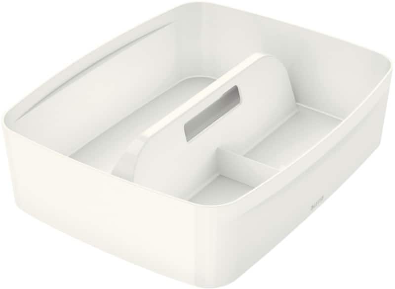 Leitz MyBox WOW Grote Sorteertray met handvat Wit Plastic 30,7 x 37,5 x 10,1 cm