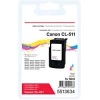 Office Depot CL-511 compatibele Canon inktcartridge cyaan, geel, magenta
