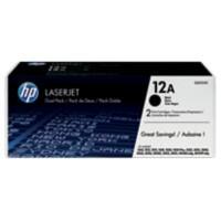 HP 12A originele tonercartridge Q2612AD zwart duopak 2 stuks