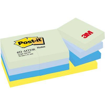 Post-it Notes 38 x 51 mm Droom Kleuren 12 Blokken van 100 Vellen
