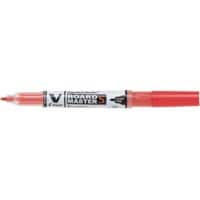 Pilot V-Board Master S Whiteboard-marker Rood Extra Fijn Ronde punt 0,8 mm 80% Gerecycled