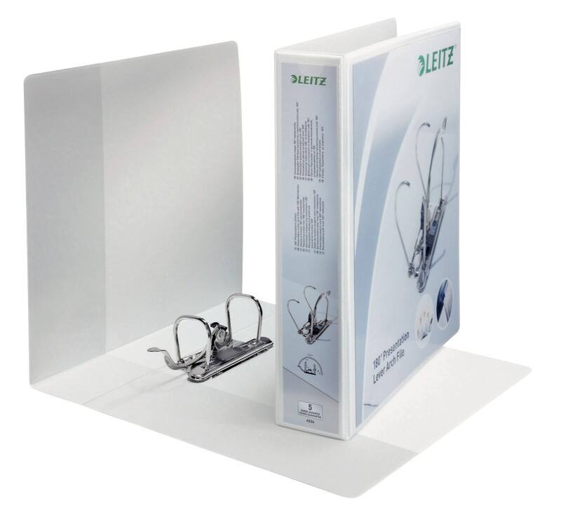 Leitz Smal Presentatieringband A4+ 65 mm Wit 2 Ringen PP (Polypropeen)