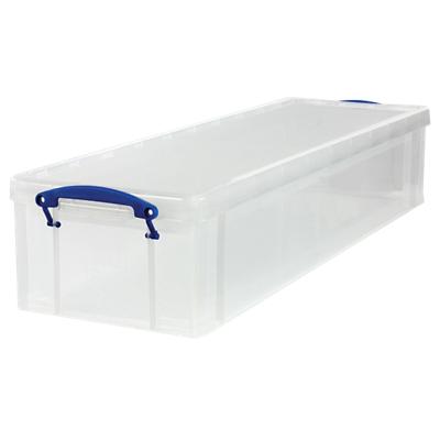 Bloedbad gemeenschap Kosmisch Really Useful Box Opbergbox 22 L Transparant Plastic 25,5 x 82 x 15,5 cm |  Viking Direct NL