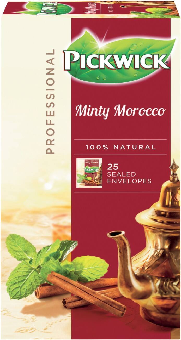 Pickwick Moroccan munt Thee 25 Stuks à 2 g