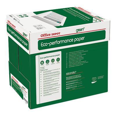 Office Depot Eco-Performance A4 Kopieerpapier 75 g/m² Glad Wit 2500 Vellen