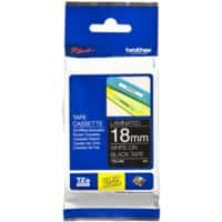 Brother TZe-345 Authentiek Labeltape Zelfklevend Wit op zwart 18 mm x 8m