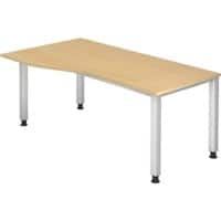 Hammerbacher Hoogteverstelbaar Bureau Vrije vorm Ahorn 4 voeten 800 (B) x 685 (H) mm Hout
