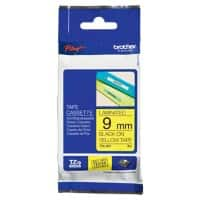 Brother P-touch Etiketteertape Authentiek TZe-621 Zelfklevend Zwart op Geel 9 mm x 8 m