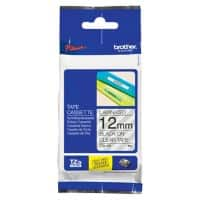 Brother P-touch Etiketteertape Authentiek TZe-131 Zelfklevend Zwart op Transparant 12 mm x 8 m