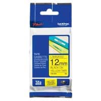 Brother P-touch Etiketteertape Authentiek TZe-631 Zelfklevend Zwart op Geel 12 mm x 8 m