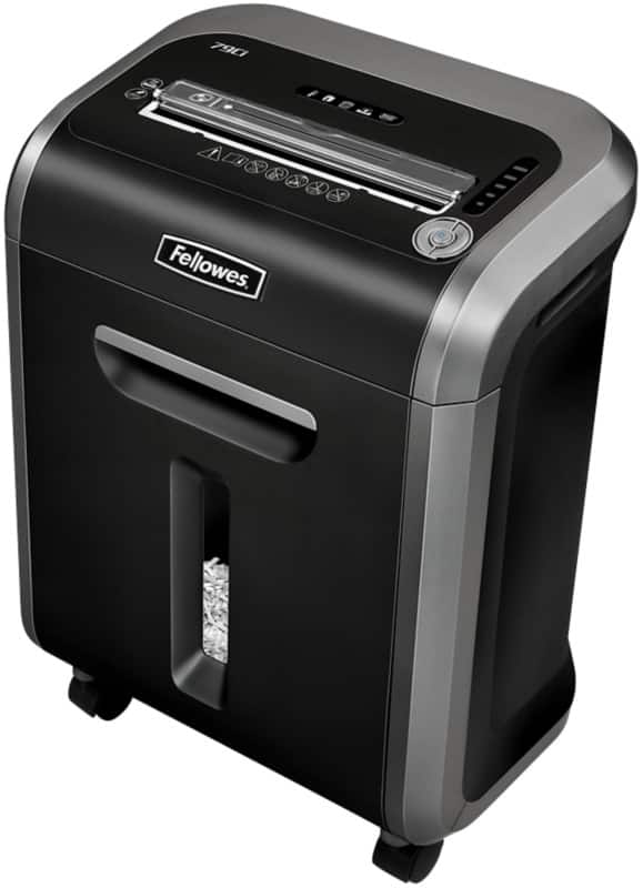 Fellowes Powershred Papierversnipperaar 15 Vellen Snippers Veiligheidsniveau P-4, O-3, T-4 23 l 79Ci