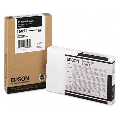 Epson T6051 Zwart Inktcartridge C13T605100