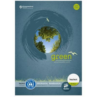 Ursus Green Schrijfblok A4 Geruit Geniet Papier Blauw Niet geperforeerd 100 Pagina's