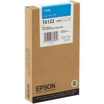 Epson T6122 Origineel Inktcartridge C13T612200 Cyaan