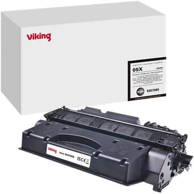 Viking 05X compatibele HP tonercartridge CE505X zwart