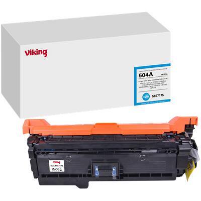 Compatibel Viking HP 504A Tonercartridge CE251A Cyaan