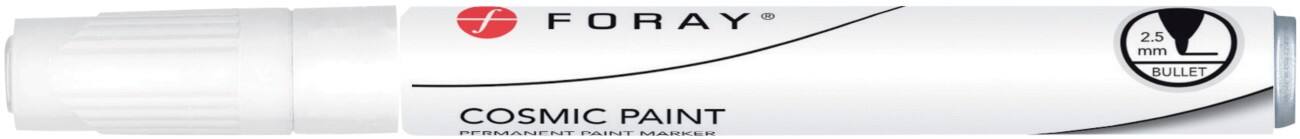 Foray Cosmic Paint Lak Marker Medium Ronde Punt Wit