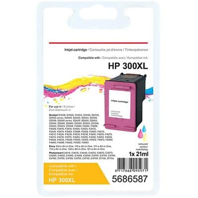 Office Depot Compatibel HP 300XL Inktcartridge CC644EE Cyaan, Magenta, Geel