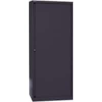 Bisley Roldeurkast Staal 4 Planken Afsluitbaar 800 x 430 x 1.980 mm Zwart