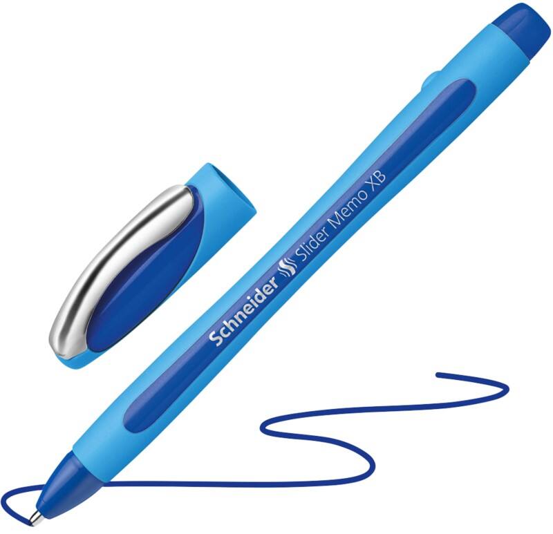 Schneider Slider Memo XB Slider Memo Balpen Blauw 1,4 mm Balpen