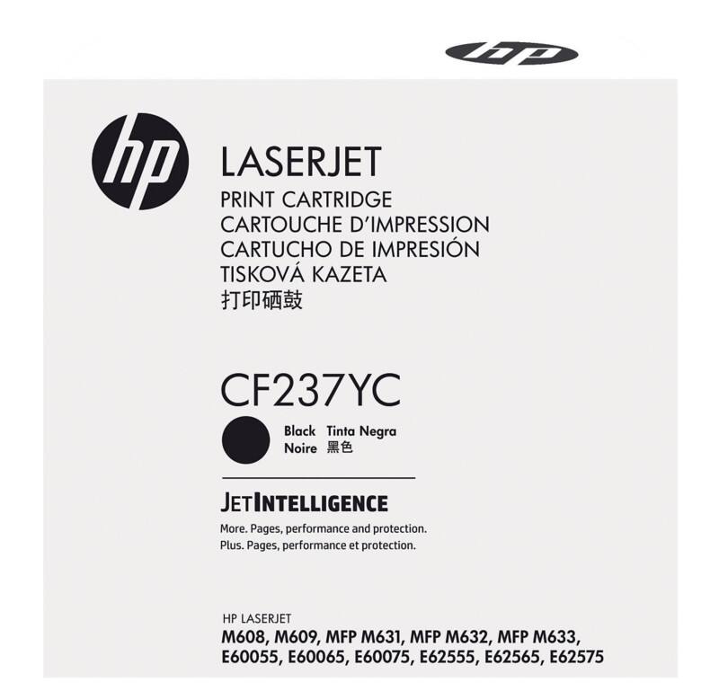 HP 37Y Origineel Tonercartridge CF237YC Zwart